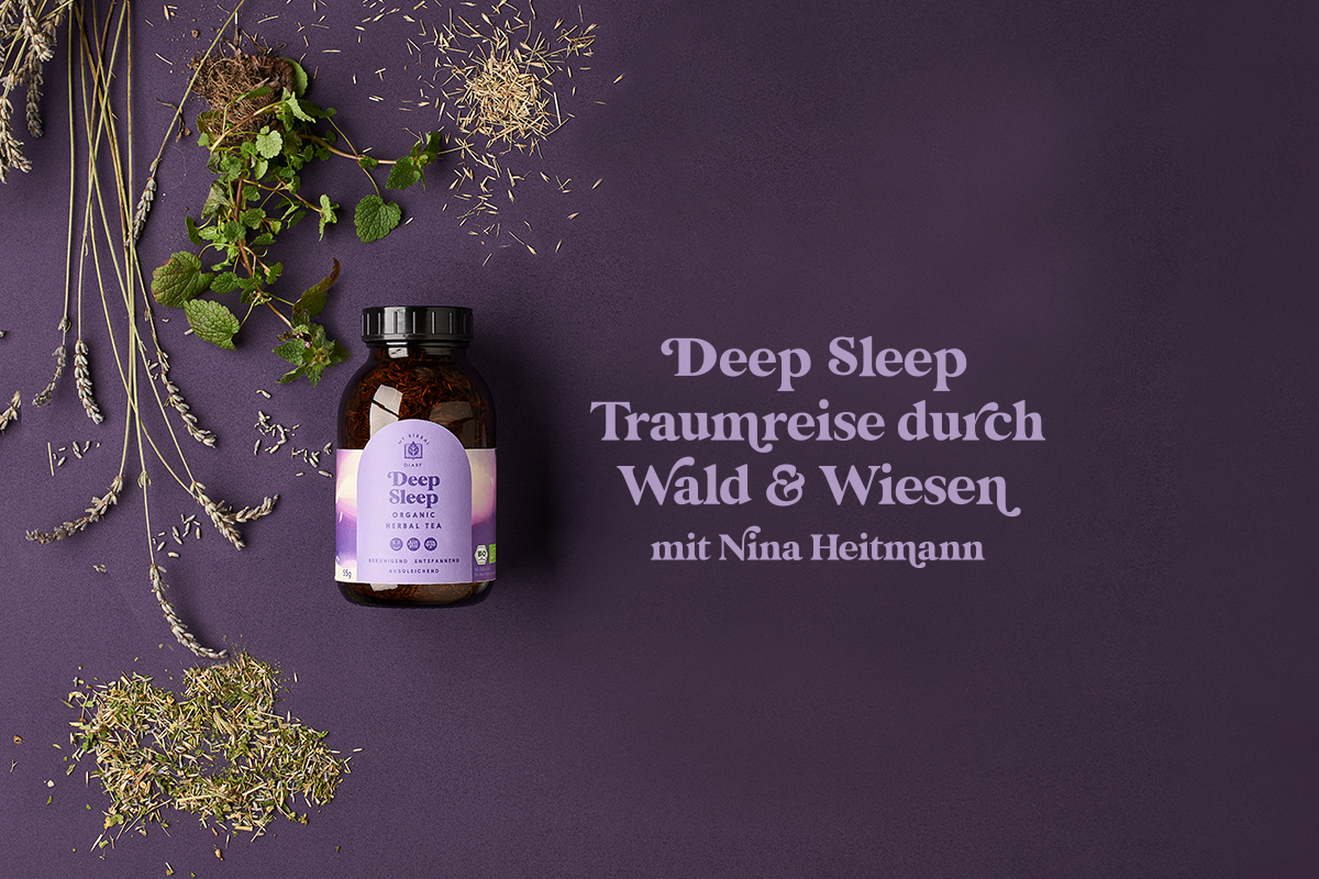 Schlaffördernder Kräutertee und Traumreise von Nina Heitmann